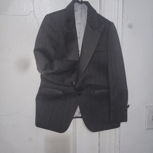 Dior Dark Gray Tuxedo Blazer
